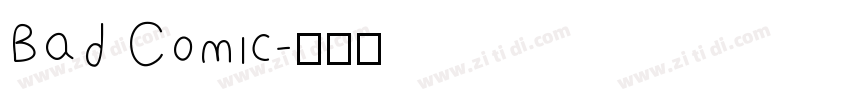 Bad Comic字体转换
